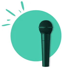 Micròfon de Gemcom, agència de comunicació del Grup Ebre Media